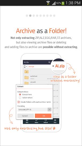 ALZip – File Manager & Unzip ภาพหน้าจอ 1