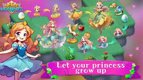 Merge Magic Princess: Tap Game Captura de tela 3