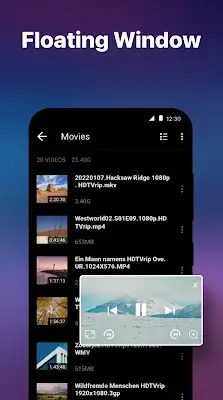 Videoplayer für alle Formate Screenshot 2