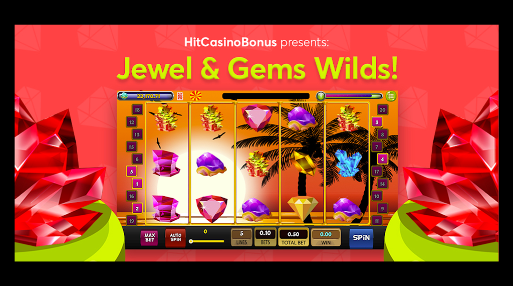 Jewel & Gems Wilds Slot! ภาพหน้าจอ 0