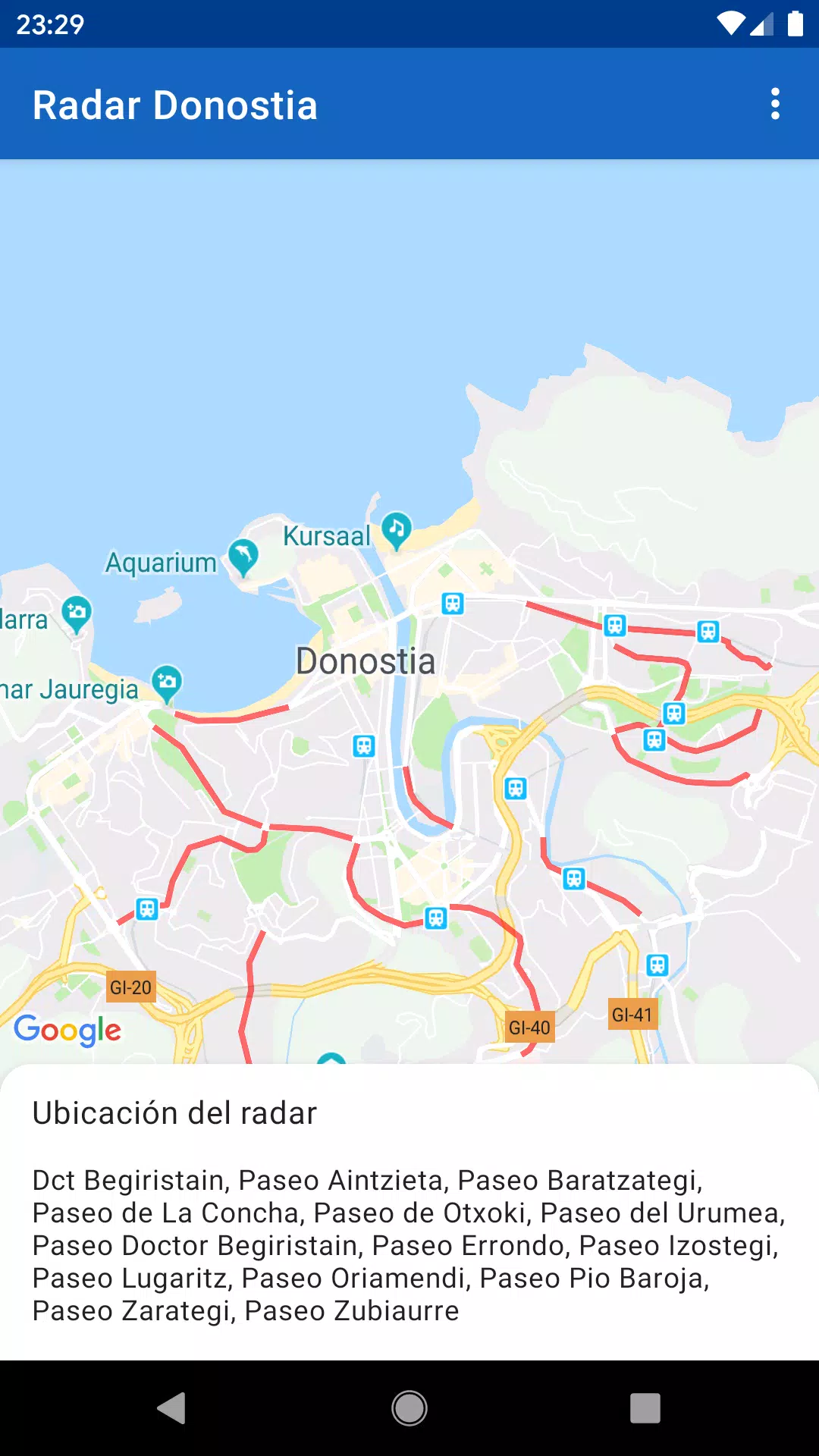 Radar Donostia Ekran Görüntüsü 0