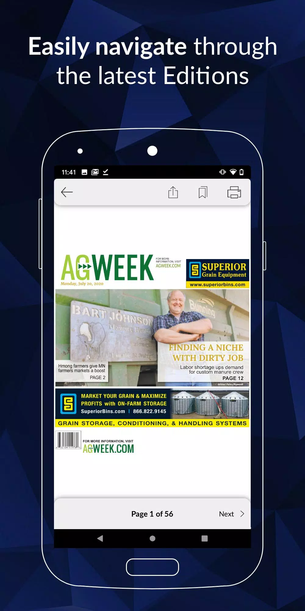 Agweek E-Paper ภาพหน้าจอ 1