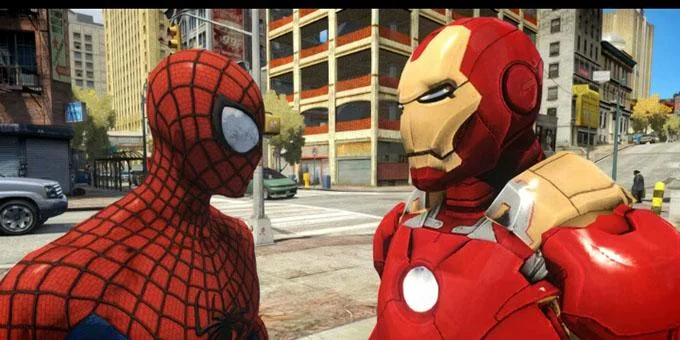 Spiderman vs Iron Man 3D Adventures Ekran Görüntüsü 0