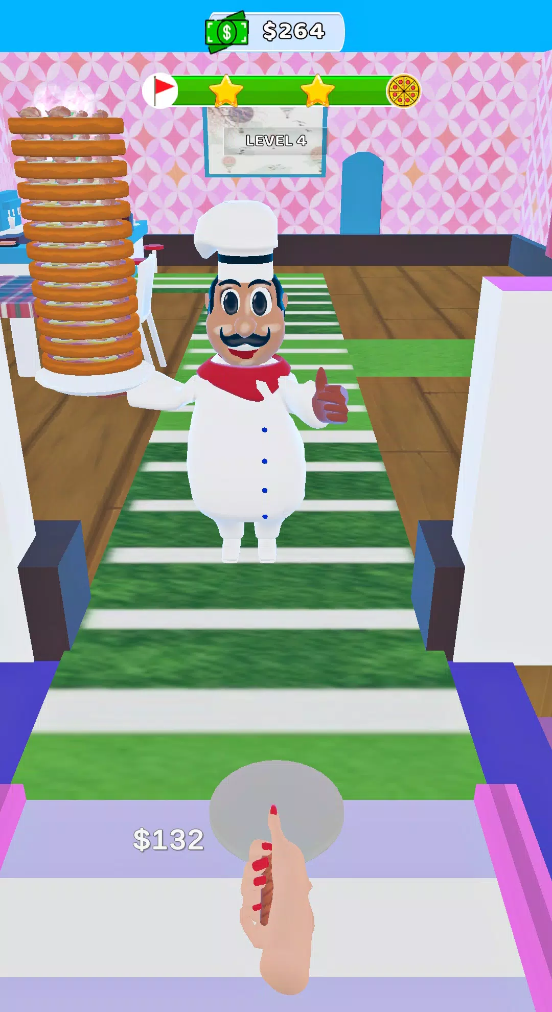 Pizza Stack : Pizza Cooking 3D Captura de tela 2