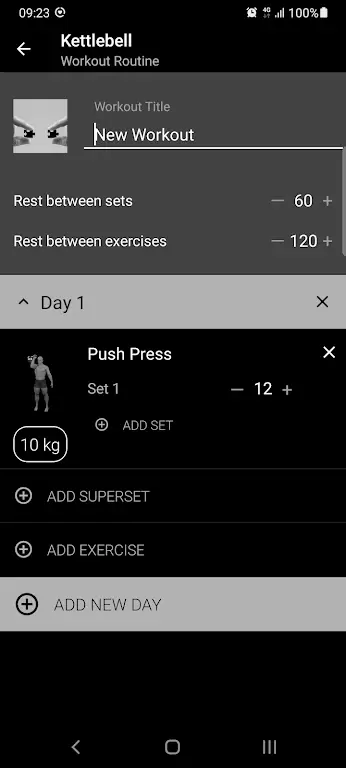 Kettlebell Home Workout Screenshot 0