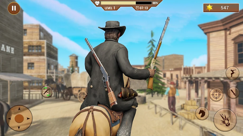 West Cowboy Shooting Games 3D應用截圖第0張