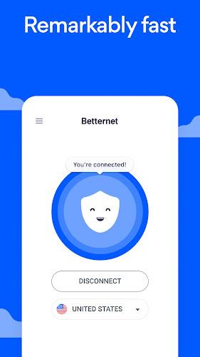 Betternet VPN: Unlimited Proxy Zrzut ekranu 1