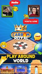 Carrom Royal : Disc Pool Game স্ক্রিনশট 0