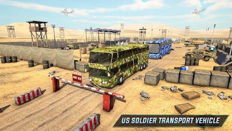 Schermata Army Bus Transporter Sim Games 0