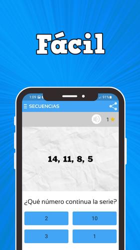 Secuencias numéricas 스크린샷 1