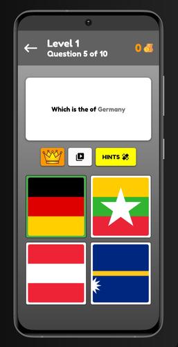 Flags Quiz - Guess The Flags应用截图第1张