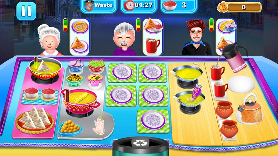 Gujarati Food Cooking Games Schermafbeelding 1