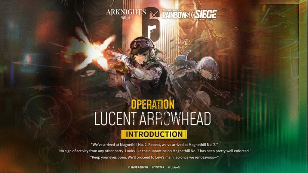 Arknights x Rainbow Six Siege Crossover Event Launches Today