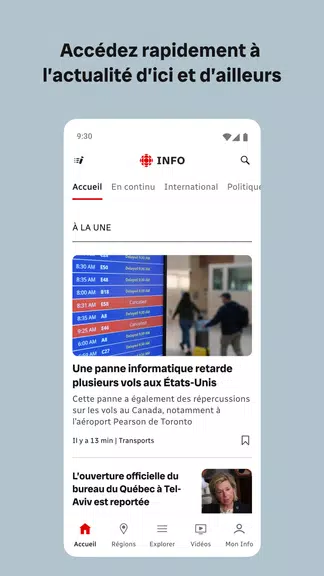 Radio-Canada Info Capture d'écran 0