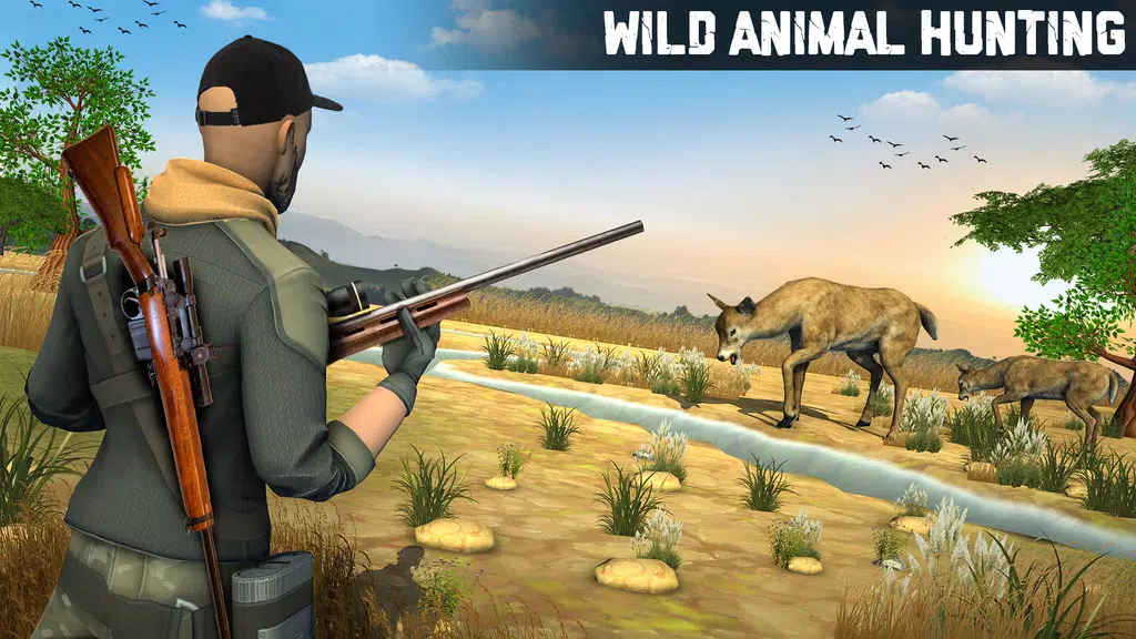 Wild Animal Hunting 3D Offline ภาพหน้าจอ 0