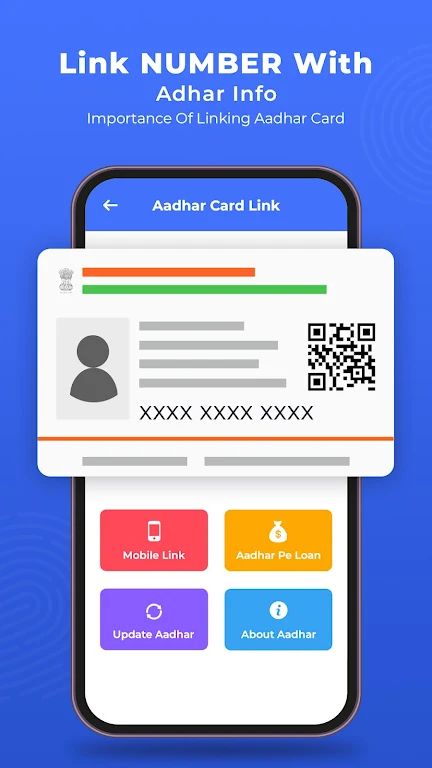 Link Number With Aadhar Info 스크린샷 0