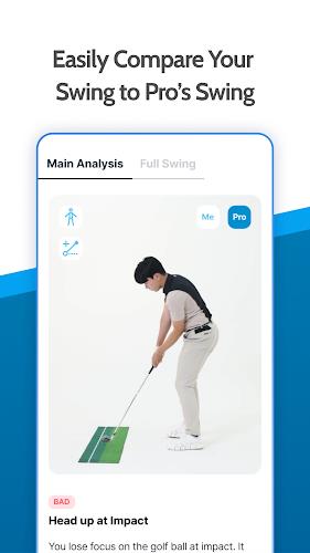 Golf Fix - AI Swing Analyzer Captura de tela 2