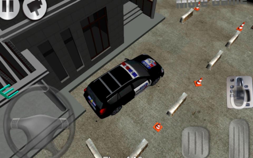 3D police car parking ภาพหน้าจอ 1