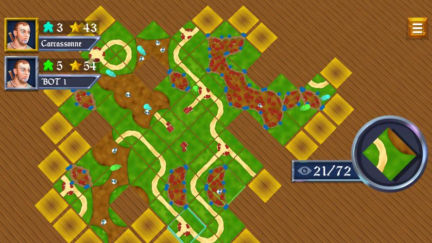 War of Carcassonne board Games スクリーンショット 0