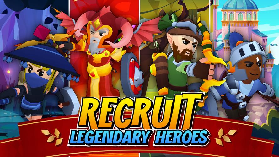 Idle Hero TD Tower Defense RPG Ekran Görüntüsü 2