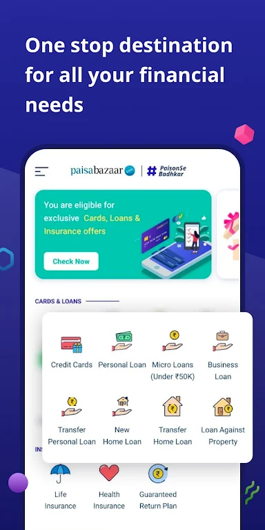 CreditScore, CreditCard, Loans Ekran Görüntüsü 0