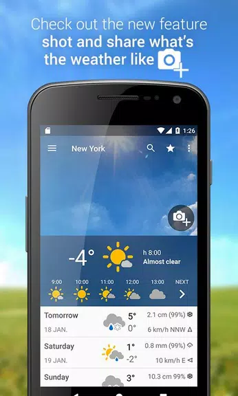 3B Meteo - Weather Forecasts স্ক্রিনশট 0