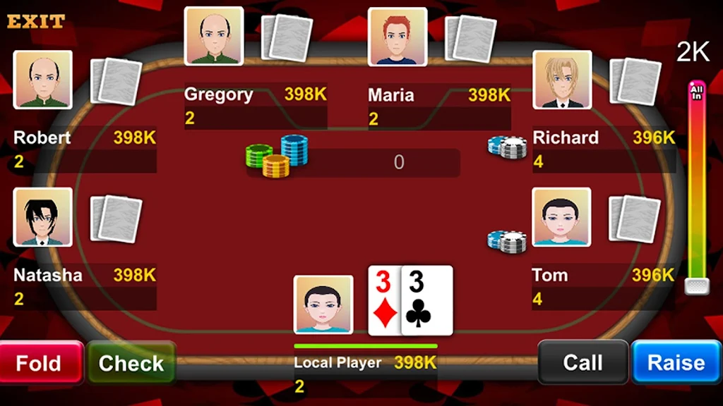 Texas Hold'em + Slot Machines 2 in 1 Capture d'écran 3