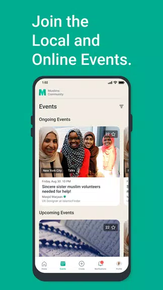 Muslims: Events & Discussions应用截图第2张