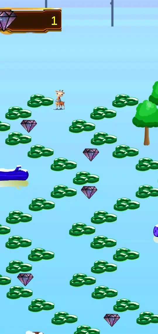 Snowy Giraffe Adventure Скриншот 1