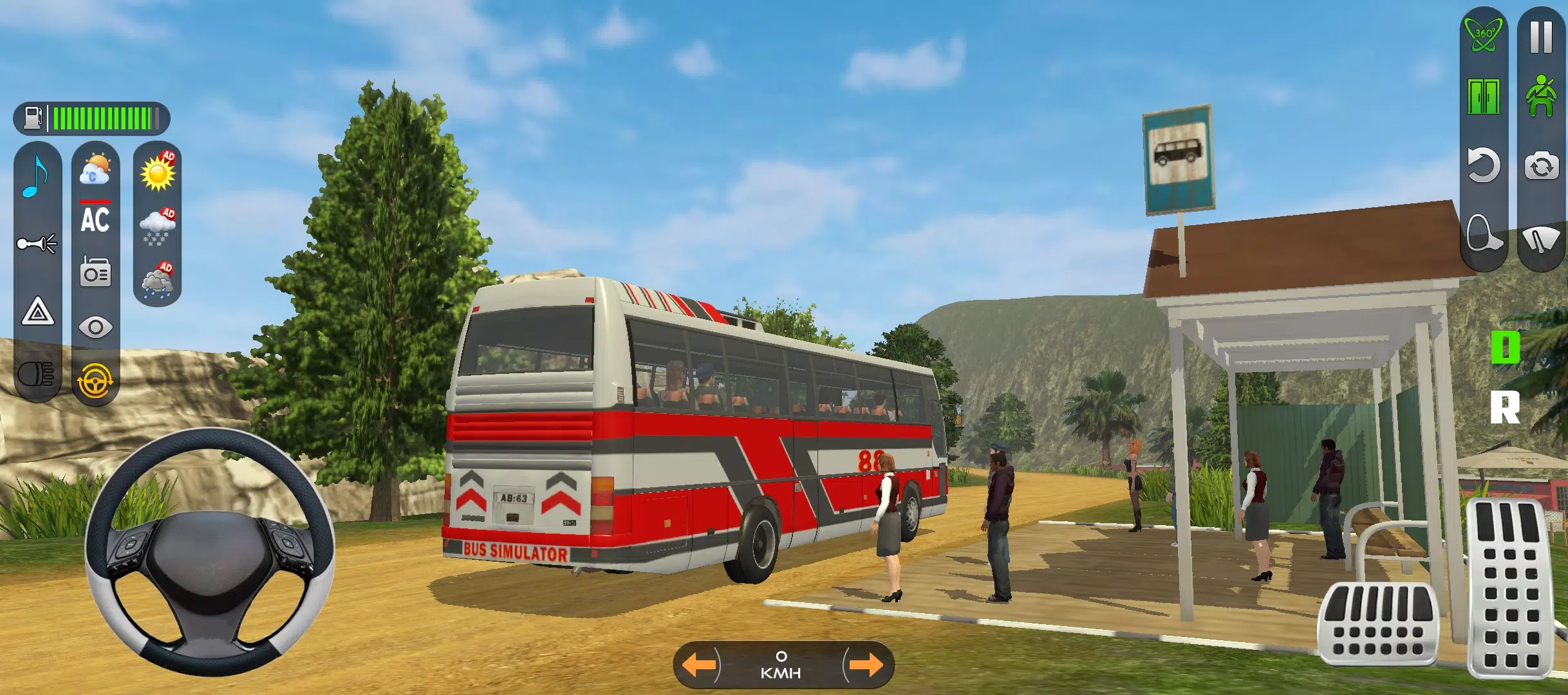 Offroad Bus: Coach Bus Driving Ekran Görüntüsü 3