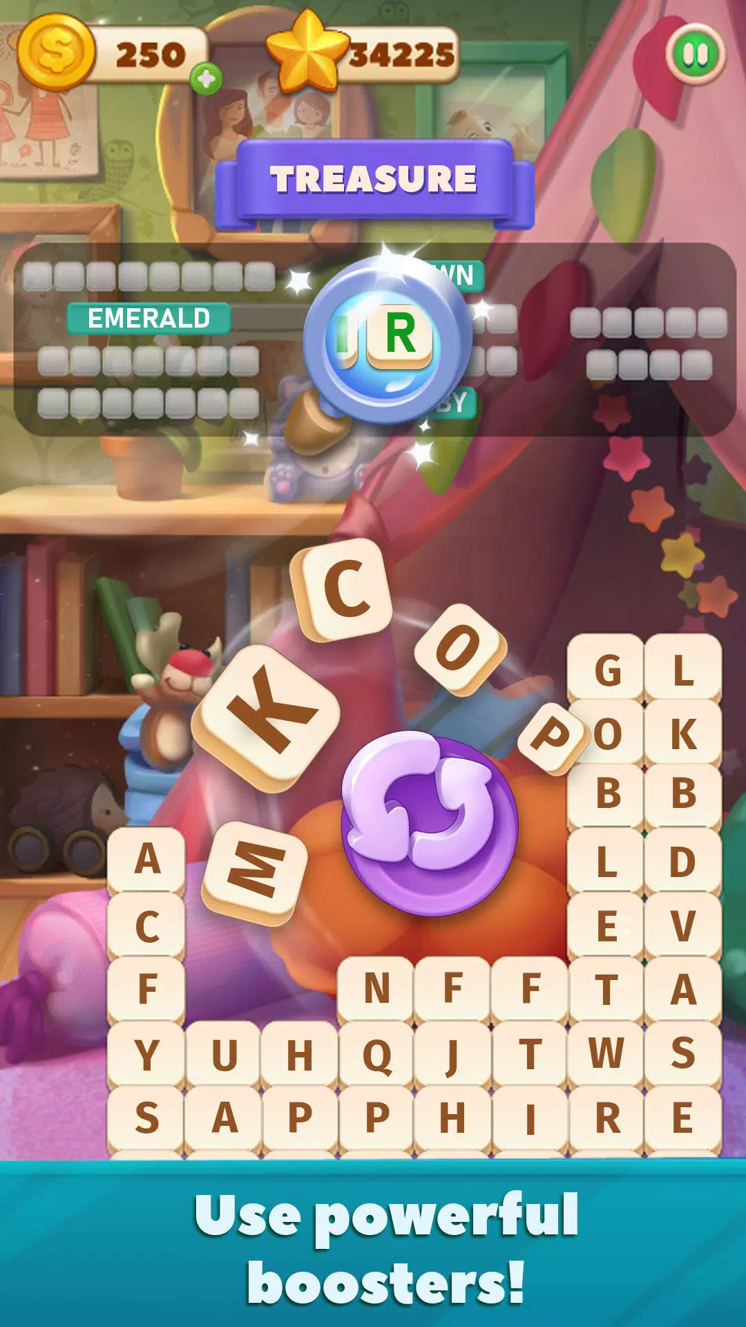 Word Scramble - Family Tales ภาพหน้าจอ 3