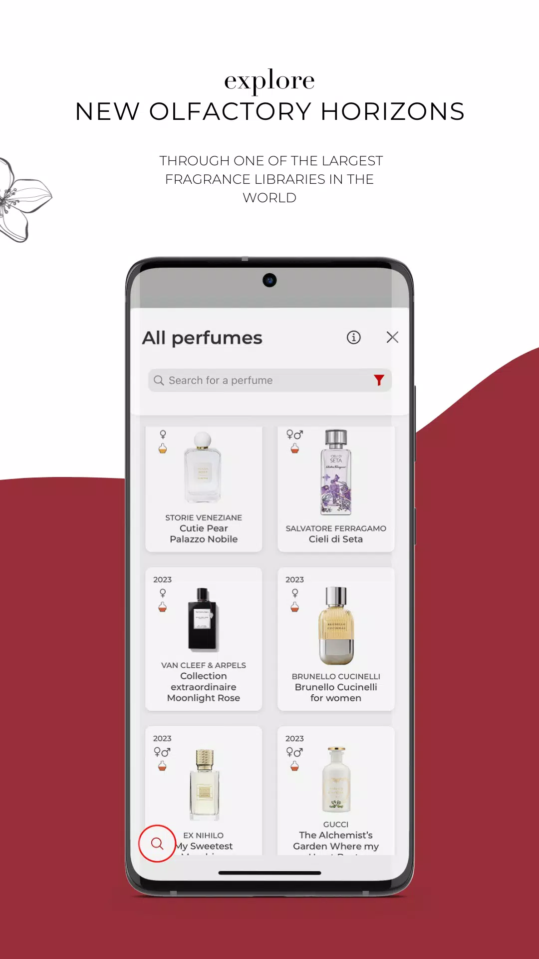 PERFUMIST Perfumes Advisor स्क्रीनशॉट 1