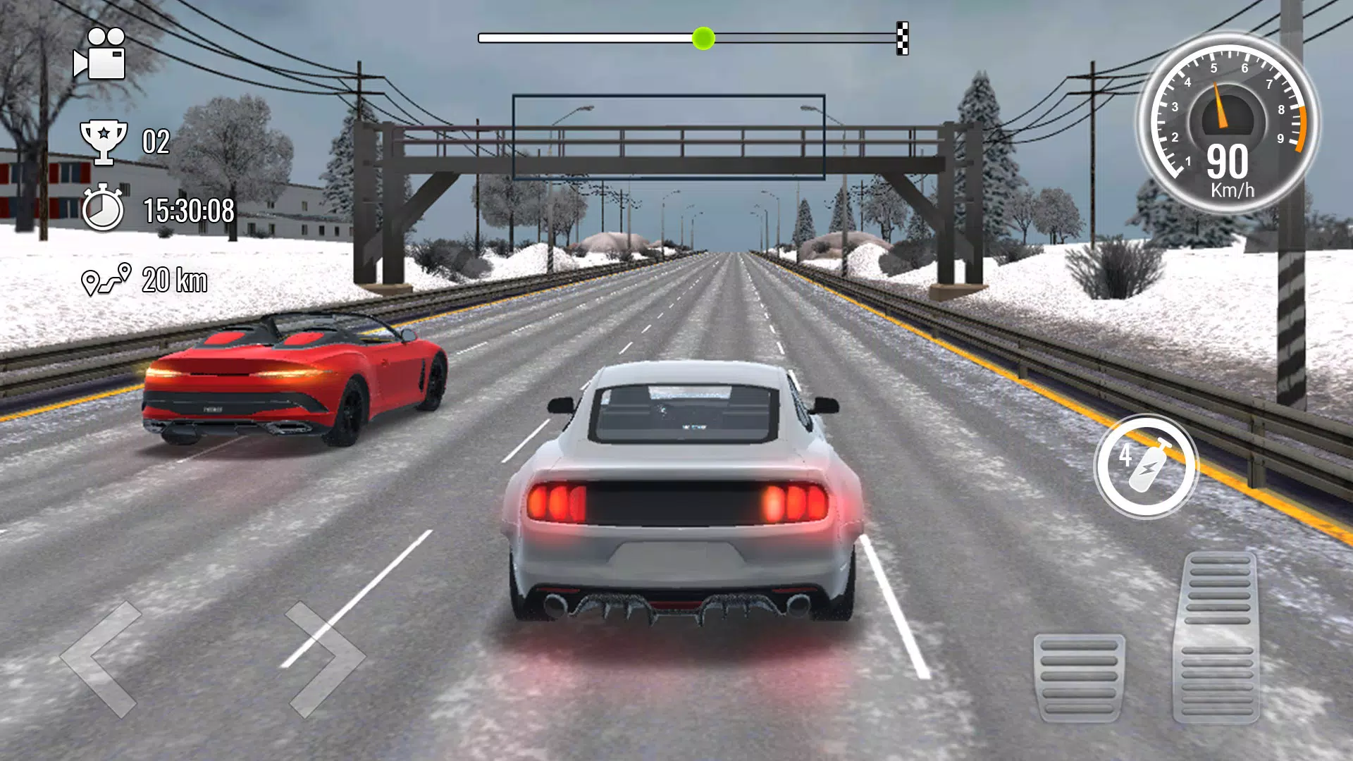 Traffic Car Driving Game Tangkapan skrin 2