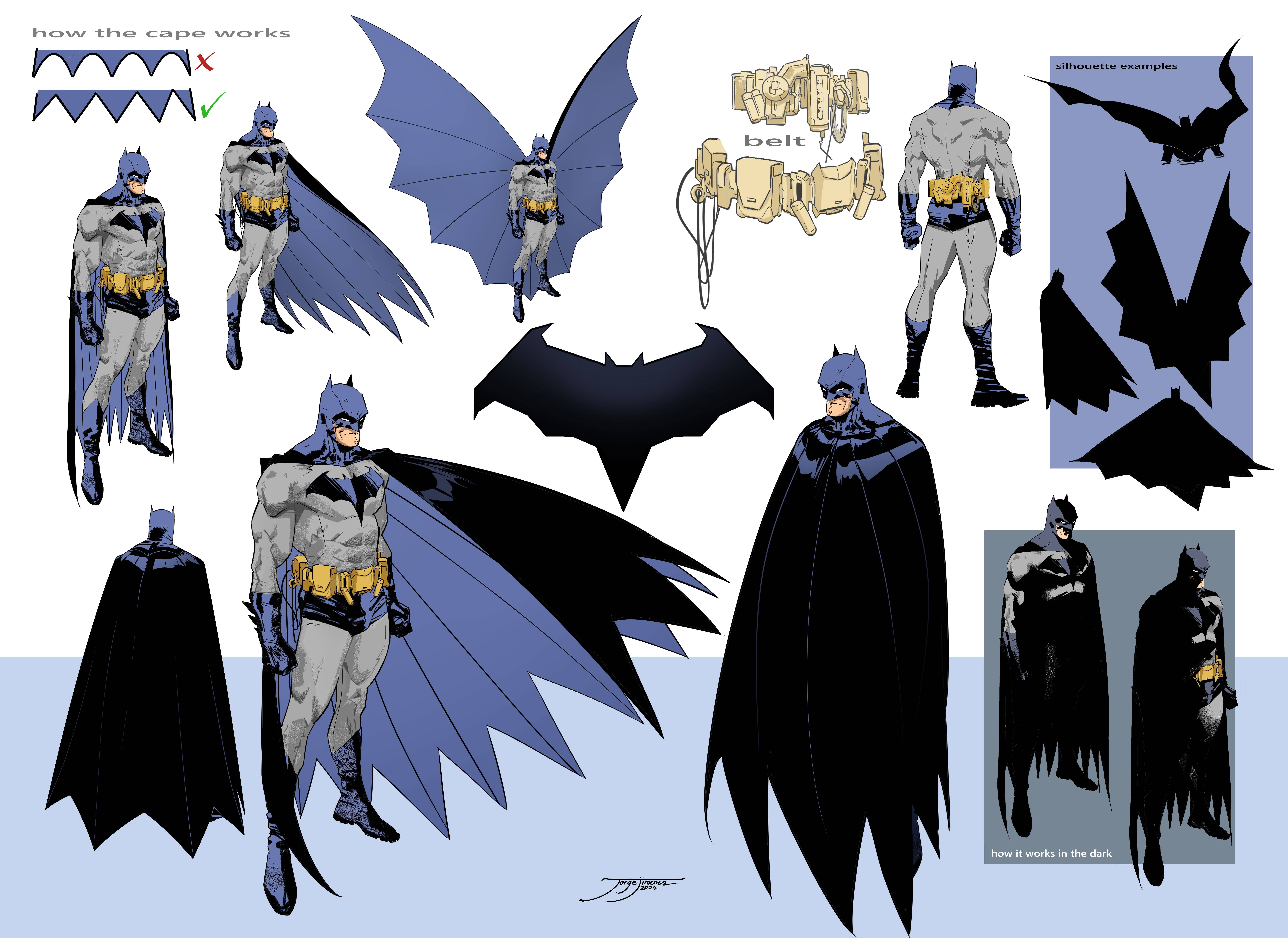 Nuovo costume Batman di Jorge Jimenez. (Credito immagine: DC)