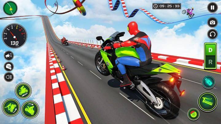 Superhero Bike Stunt Games GT Ekran Görüntüsü 3