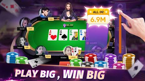 Poker Land - Texas Holdem Game Captura de tela 1