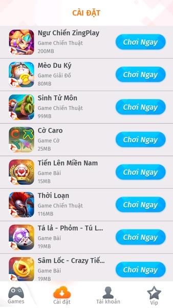 ZingPlay ဖန်သားပြင်ဓာတ်ပုံ 2