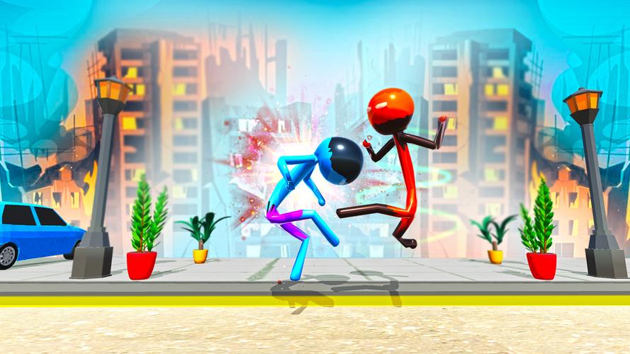Stickman Ninja Fight: Ropehero ဖန်သားပြင်ဓာတ်ပုံ 2