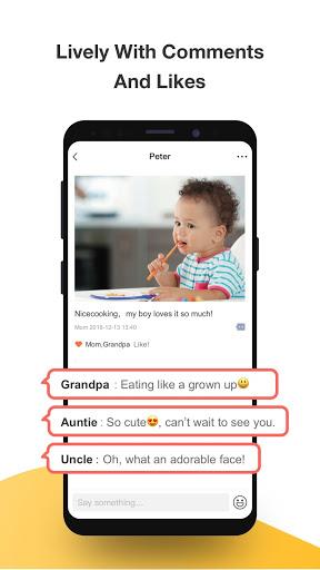 Growing-Baby Photo & Video Sharing, Family Album Ekran Görüntüsü 0