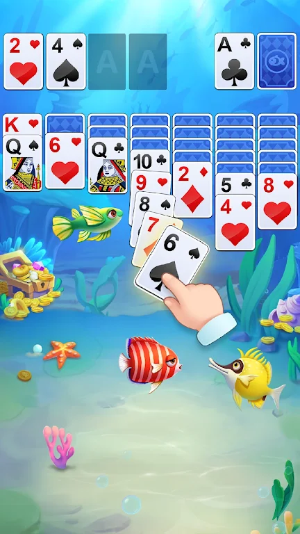 Solitaire Fish: Card Games ဖန်သားပြင်ဓာတ်ပုံ 1