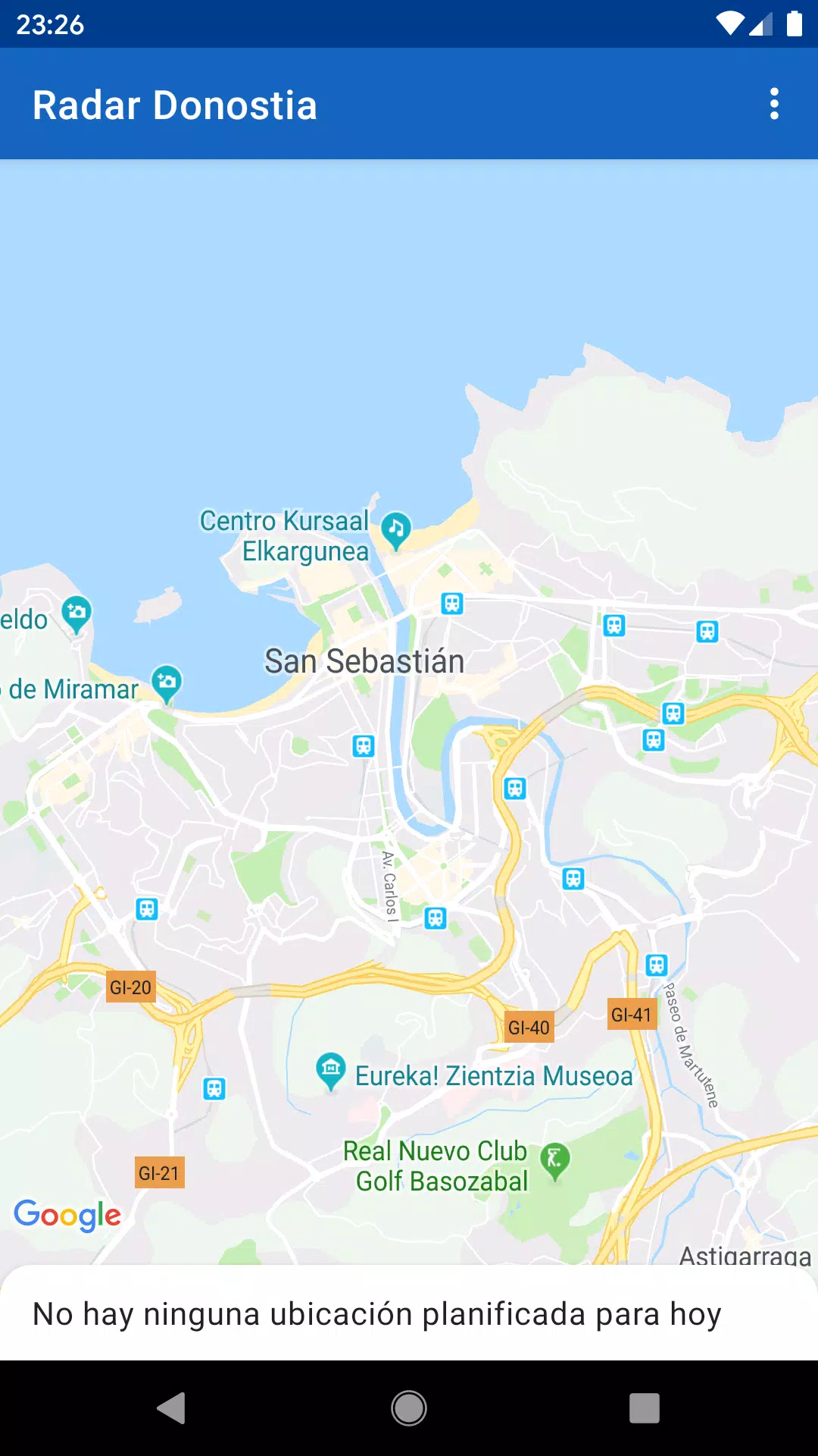 Radar Donostia Ekran Görüntüsü 1
