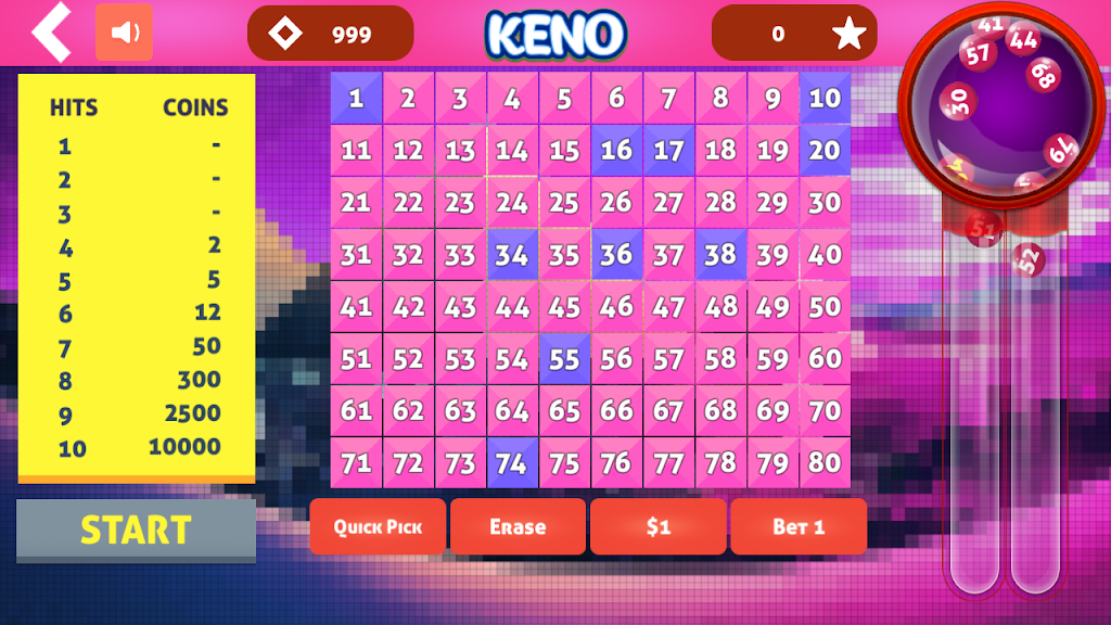 Keno Cleopatra應用截圖第1張