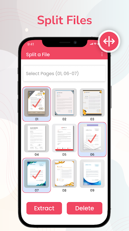 Split & Merge PDF files ဖန်သားပြင်ဓာတ်ပုံ 3