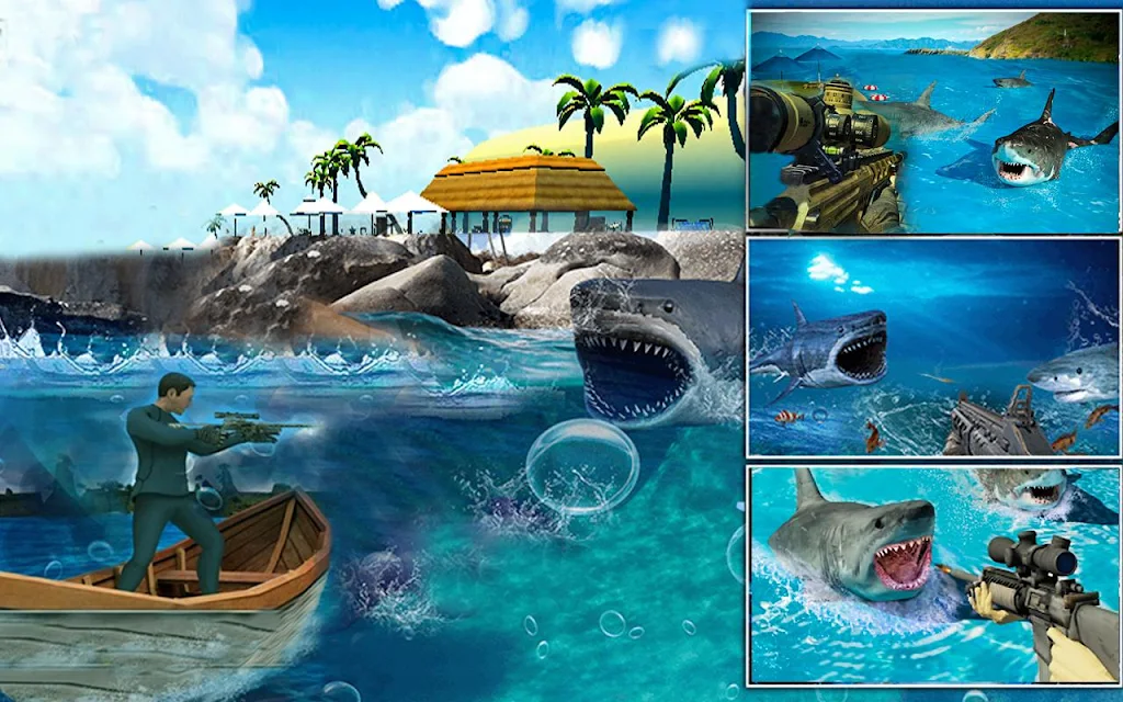 Real Whale Shark Hunting Games Schermafbeelding 3