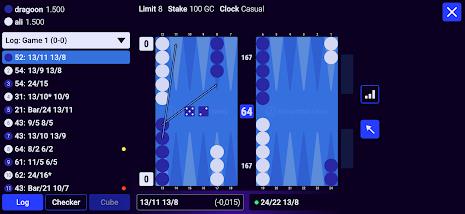 Backgammon Galaxy Zrzut ekranu 1