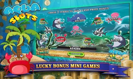 Schermata Aqua Slots 2 Treasure Island 1