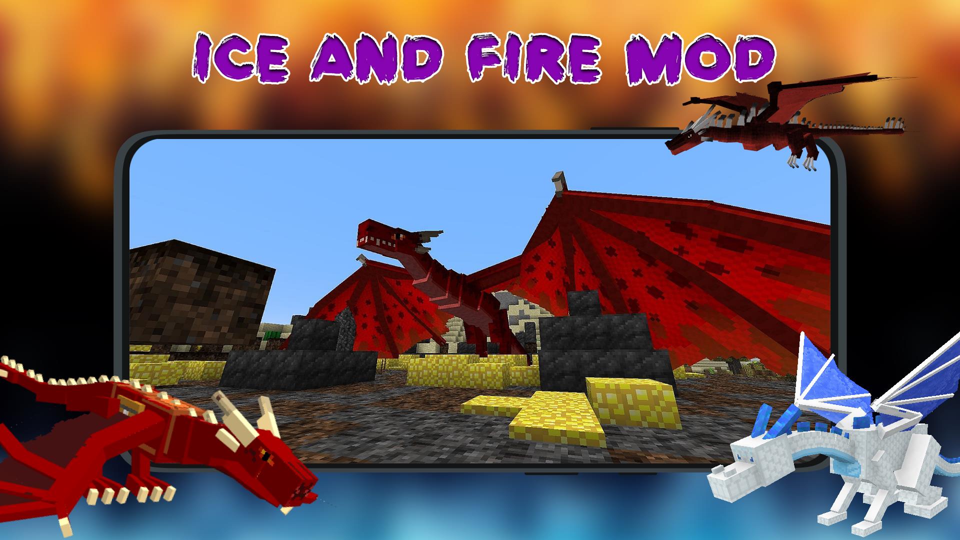 Ice and Fire Mod For Minecraft Ảnh chụp màn hình 0