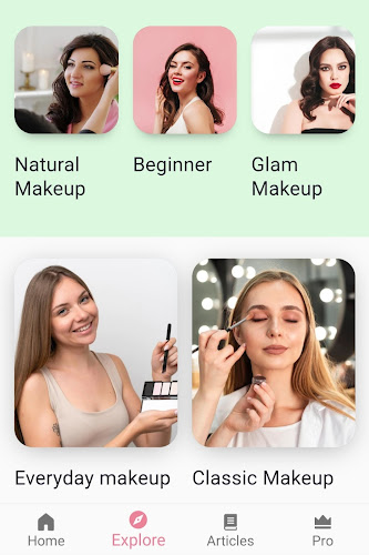 Makeup Tutorial App 스크린샷 1