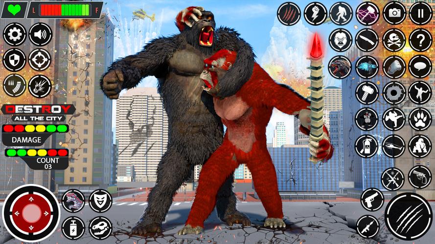 Giant Gorilla Bigfoot Monster Ekran Görüntüsü 0