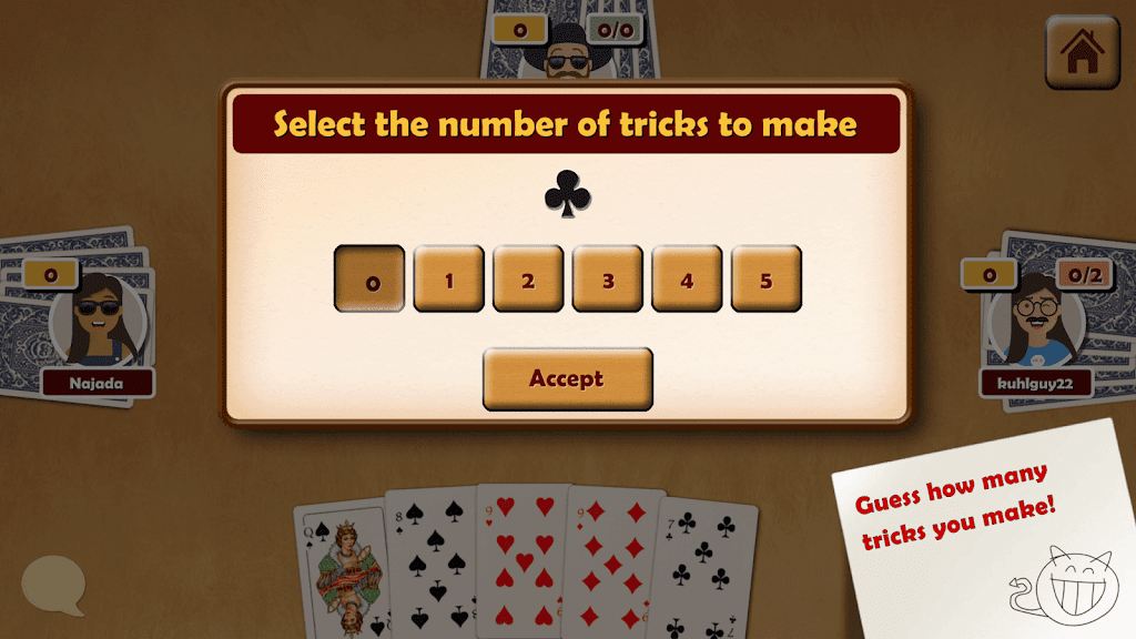 Oh Hell - Online Spades Game ဖန်သားပြင်ဓာတ်ပုံ 0